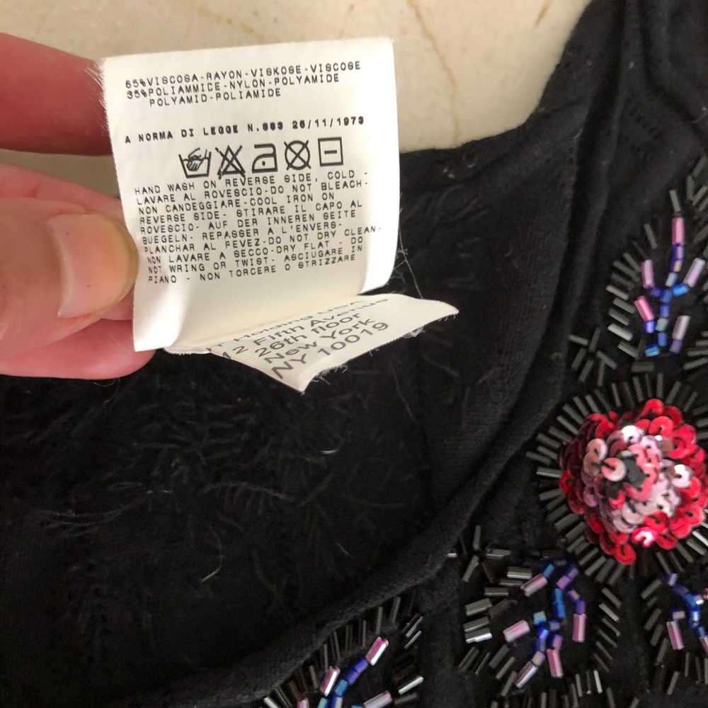 Authentic Dolce & Gabbana Knit sequined Tank Top S - Picture 6 of 7